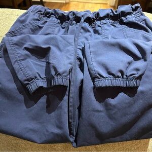 Scrubstar Dark Blue Petite Jogger Scrub Pants